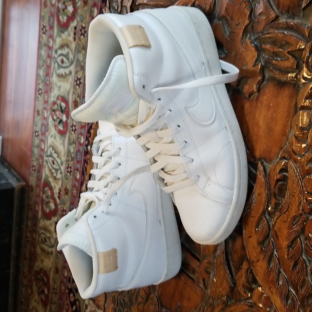 Nike White High-Top Sneakers